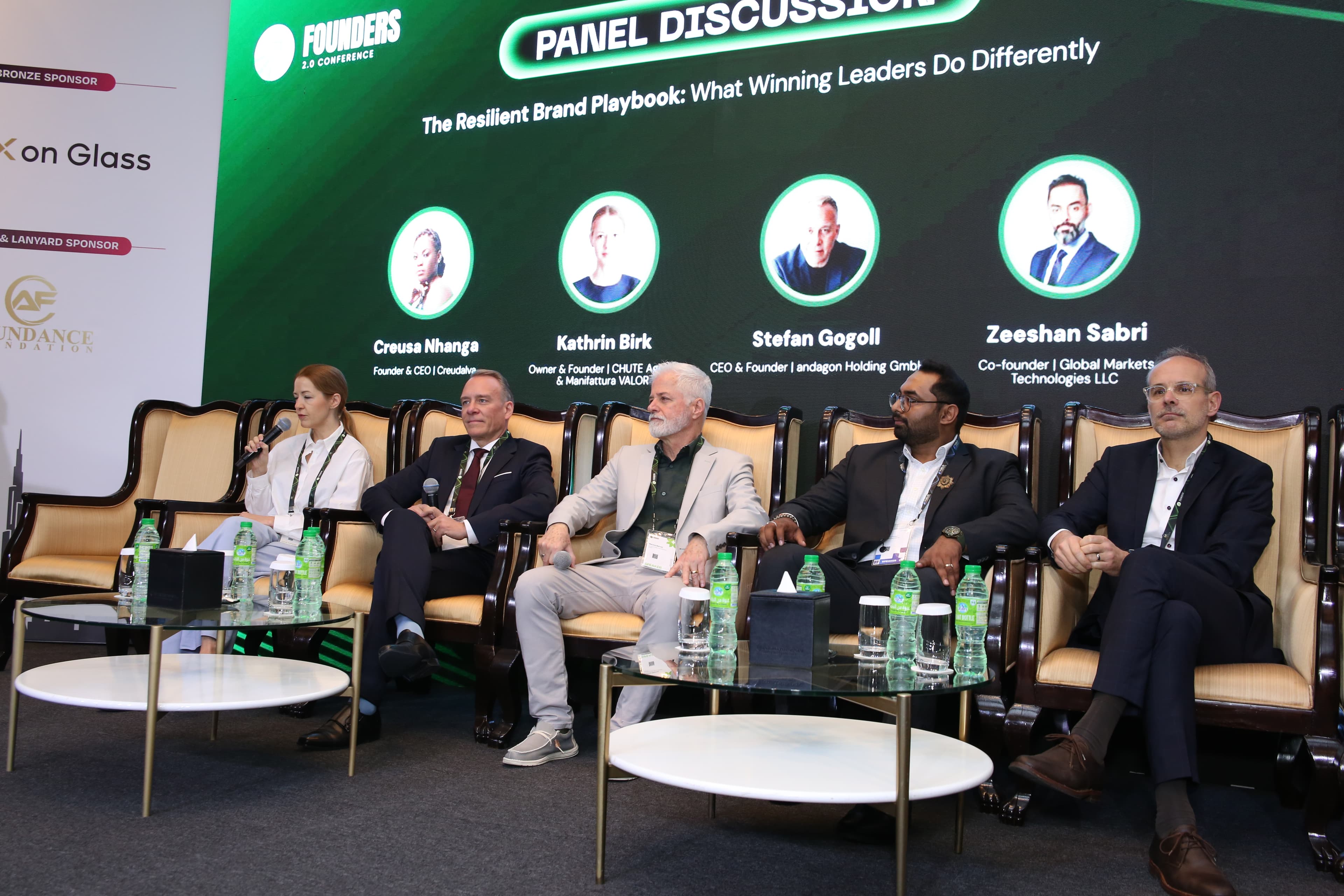 Alexander Grossmann at Founders 2.0 Conference — recognition