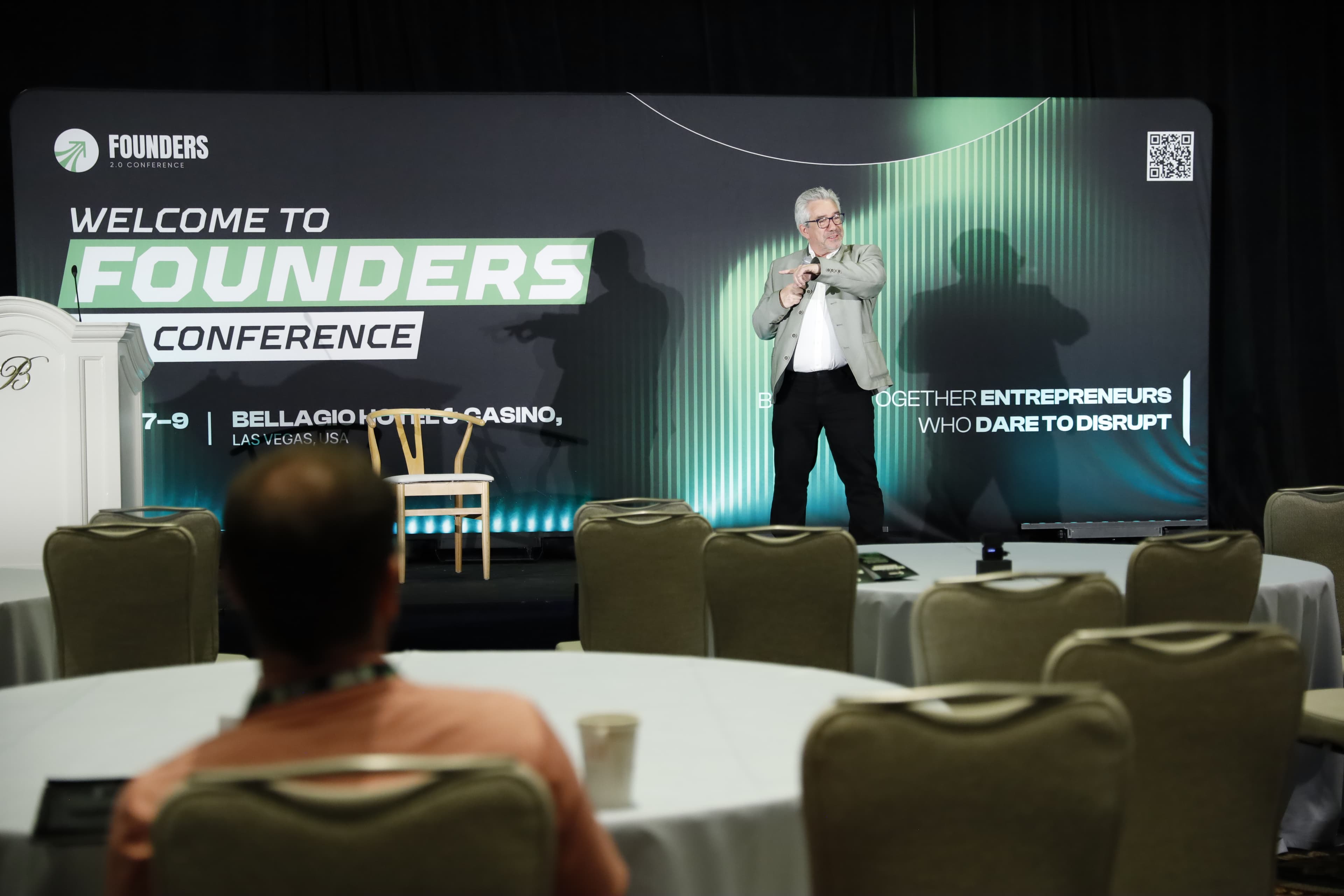 Panel and networking at Founders 2.0 Conference