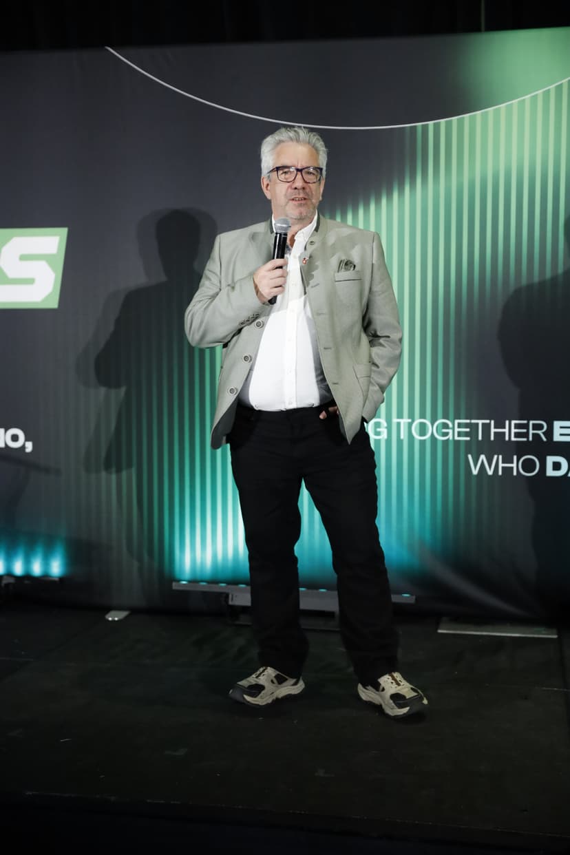 Dr. Siegfried Isele speaking at Founders 2.0 Conference