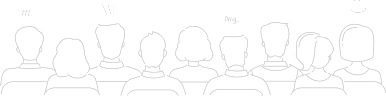 A large group of people attending a conference